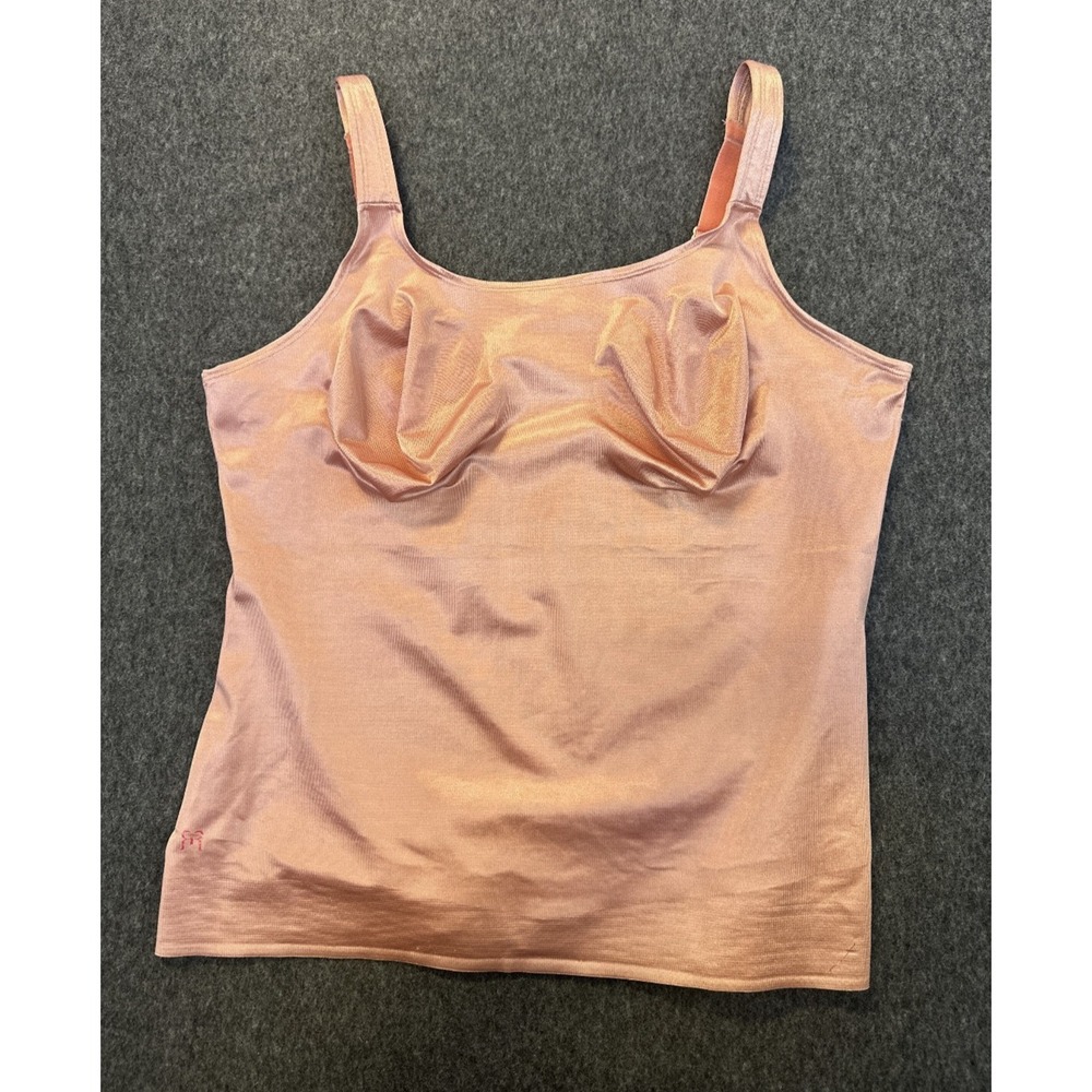 Ruby Ribbon Lace Cami Sz 44 Copper Color Shapewear Style 3022 Sculpting Tank Top - Picture 12 of 12